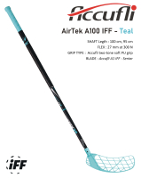 Florbalov hokejka Accufli AirTek IFF - Teal