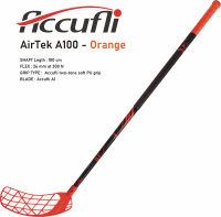 Florbalov hokejka ACCUFLI AirTek A100 Orange