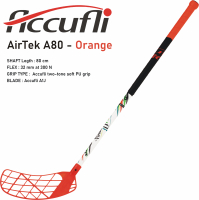 Florbalov hokejka ACCUFLI AirTek A80 Orange