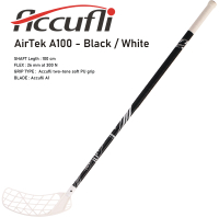 Florbalov hokejka ACCUFLI AirTek A100 Black-White