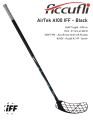 Florbalov hokejka Accufli AirTek IFF  Black
