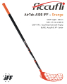 Florbalov hokejka Accufli AirTek IFF  Orange