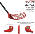 Florbalová hokejka Accufli AirTek IFF – Orange / ľavá čepeľ