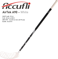 Florbalov hokejka ACCUFLI AirTek A90 White/Black