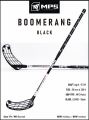 Florbalov hokejka MPS BOOMERANG Black