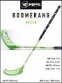 Florbalov hokejka MPS BOOMERANG Green