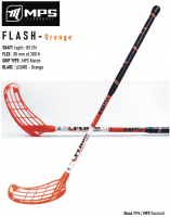 Florbalov hokejka MPS FLASH Orange - Junior