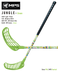 Florbalov� hokejka MPS JUNGLE Green - detsk�