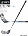 Florbalov hokejka MPS NO RESPECT Black/Blue 95 cm