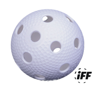 Florbalov loptika MATCH IFF- Biela