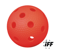 Florbalov loptika MATCH IFF - erven