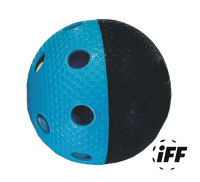 Florbalov loptika MATCH IFF DUO - ierno/modr