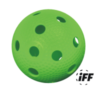 Florbalov loptika MATCH IFF - zelen
