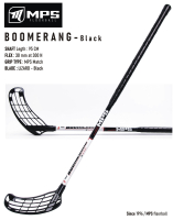 Florbalov hokejka MPS BOOMERANG Black