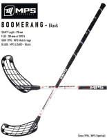 Florbalov hokejka MPS BOOMERANG Black