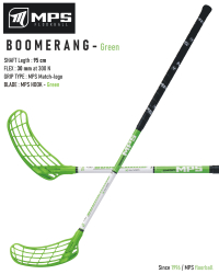 Florbalov� hokejka MPS BOOMERANG Green