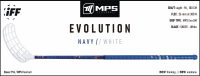 Florbalov hokejka MPS EVOLUTION Navy/White IFF