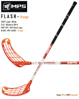 Florbalová hokejka MPS FLASH Orange - Junior