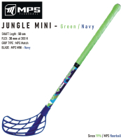 Florbalov hokejka MPS JUNGLE MINI - green/navy