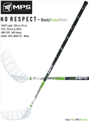 Florbalov hokejka MPS NO RESPECT Black/Green/White