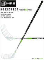 Florbalov hokejka MPS NO RESPECT Black/Green/White