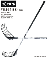 Florbalov hokejka MPS WILDSTICK Black