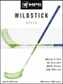 Florbalov hokejka MPS WILDSTICK Green