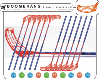 Florbalov set MPS BOOMERANG Orange