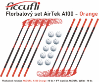 Florbalový set ACCUFLI AirTek A100 - Orange