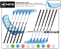 Florbalov set MPS BOOMERANG Blue