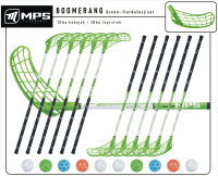 Florbalov� set MPS BOOMERANG Green