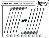 Florbalov set MPS BLACK HAWK Black IFF