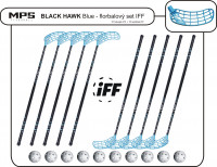 Florbalov set MPS BLACK HAWK Blue IFF