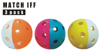 MATCH florbalov loptiky COLOR1 3-pack