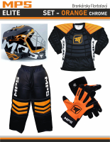 MPS ELITE brank�rsky florbalov� set - ORANGE/Chrome