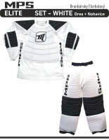 MPS ELITE brank�rsky florbalov� set - White dres + nohavice