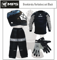 MPS brankrsky florbalov set Black