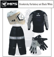MPS brankrsky florbalov set Black/White