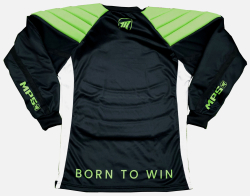 MPS Elite brank�rsky florbalov� dres Black/Green
