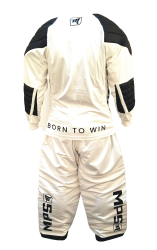 MPS brankrsky florbalov set - White dres + nohavice