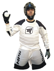 MPS brankrsky florbalov set - WHITE/BLACK