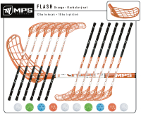 Florbalov� set MPS FLASH junior Orange