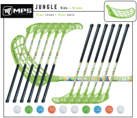 Florbalov� set MPS JUNGLE Green - DETSK�