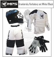 MPS brankrsky florbalov set - WHITE/BLACK