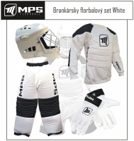 MPS brankrsky florbalov set - WHITE