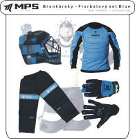 MPS brankársky florbalový set Blue