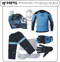 MPS brankrsky florbalov set Blue