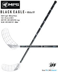 Florbalov hokejka MPS BLACK EAGLE White IFF