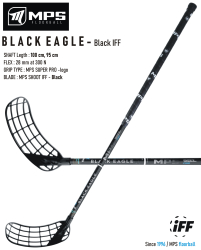 Florbalov hokejka MPS BLACK EAGLE Black IFF