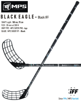 Florbalov hokejka MPS BLACK EAGLE Black IFF